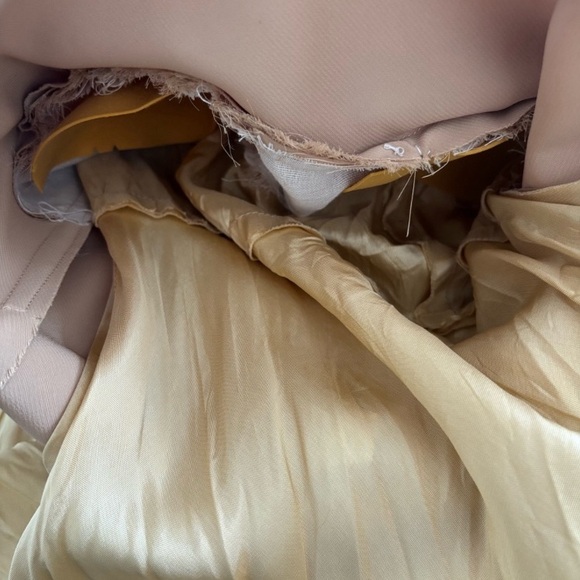 Cache Gown Vintage Dress Formal 90s Y2K Prom Gold Yellow Sleeveless Size 2 Small - Picture 11 of 17